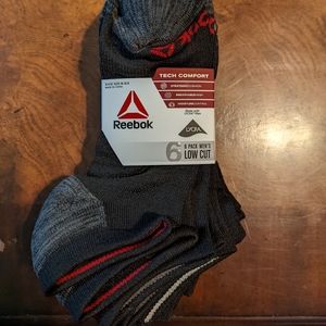 6 pairs of Low Cut Reebok Socks Size 6-12
